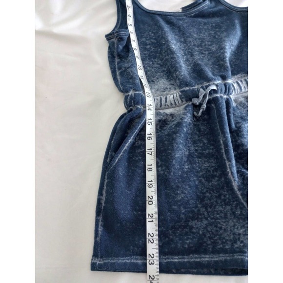 Kid Thread 4 Thought Recycled Polyester Organic Cotton Soft Navy Romper Sz 7 - Picture 5 of 6